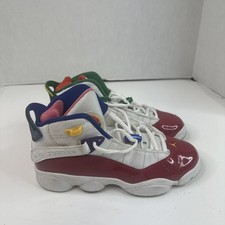 Nike Air Jordan 6 Rings 2019 GS Multi-Color Retro CW7004-100 Size 6Y Youth UK5.5