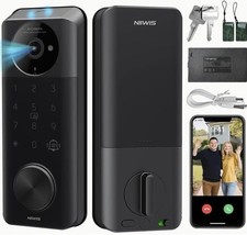 Video Smart Lock with Camera: 6-in-1 2K Camer...