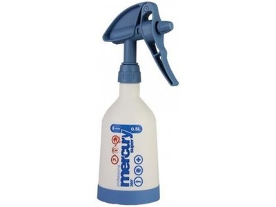 Kwazar Sprühflasche Mercury Super Pro plus 0,5 L, weiß / blau, 8,9 x 8,9 x 29 cm