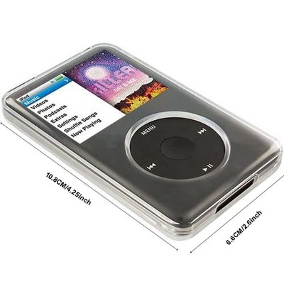 Crystal Hard Shell Case with Screen Protector for iPod Classic 6th