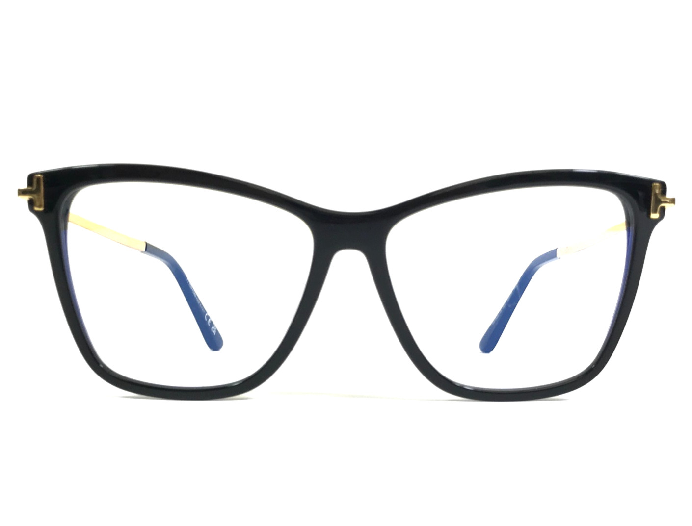 Tom Ford Eyeglasses Frames TF6097-B 001 Shiny Black Gold Butterfly 53-13-140 53590₽