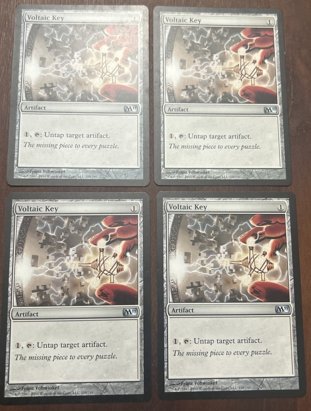 MTG Magic the Gathering: Voltaic Key x 4 (M11)
