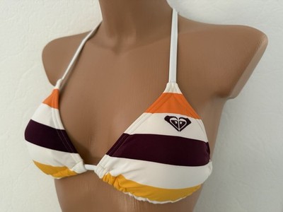 Roxy by Quicksilver Bikini Top Oberteil gestreift 38 B Cup M NEU