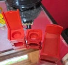 VTG Fisher Price Little People RED Throne, Chair, & Bed Castle 3 Pc.
