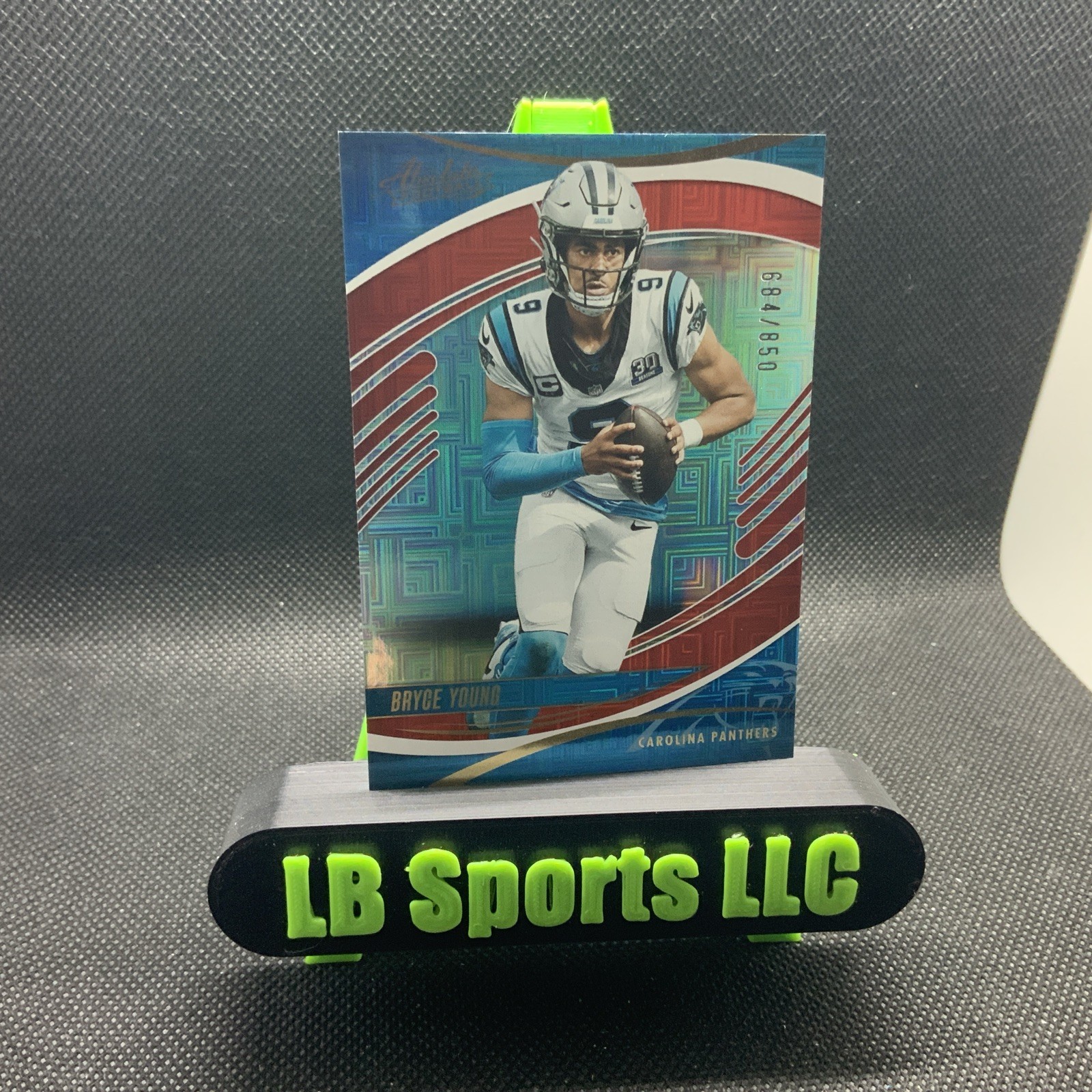 2025 Panini Absolute Bryce Young Squares Carolina Panthers 684/850 #80