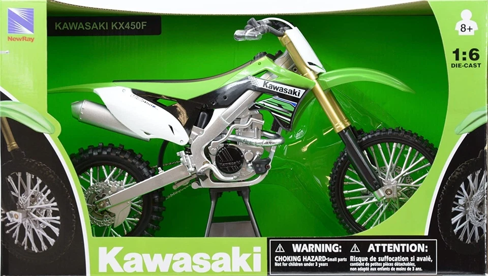 NEWRAY, KAWASAKI KX450, 1/6,  NEW49653 - Immagine 3 di 4
