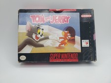 Tom and Jerry Super Nintendo, 1993 SNES Complete With Manual CIB