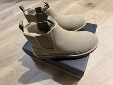 NIB UGG Men's Neumel Chelsea Mustard Seed Suede Boots size 10