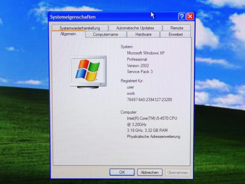 Fujitsu Esprimo Kompakter Windows XP Gaming PC i5-4570 160GB DVD-RW 4GB 2x COM - Bild 4 von 4