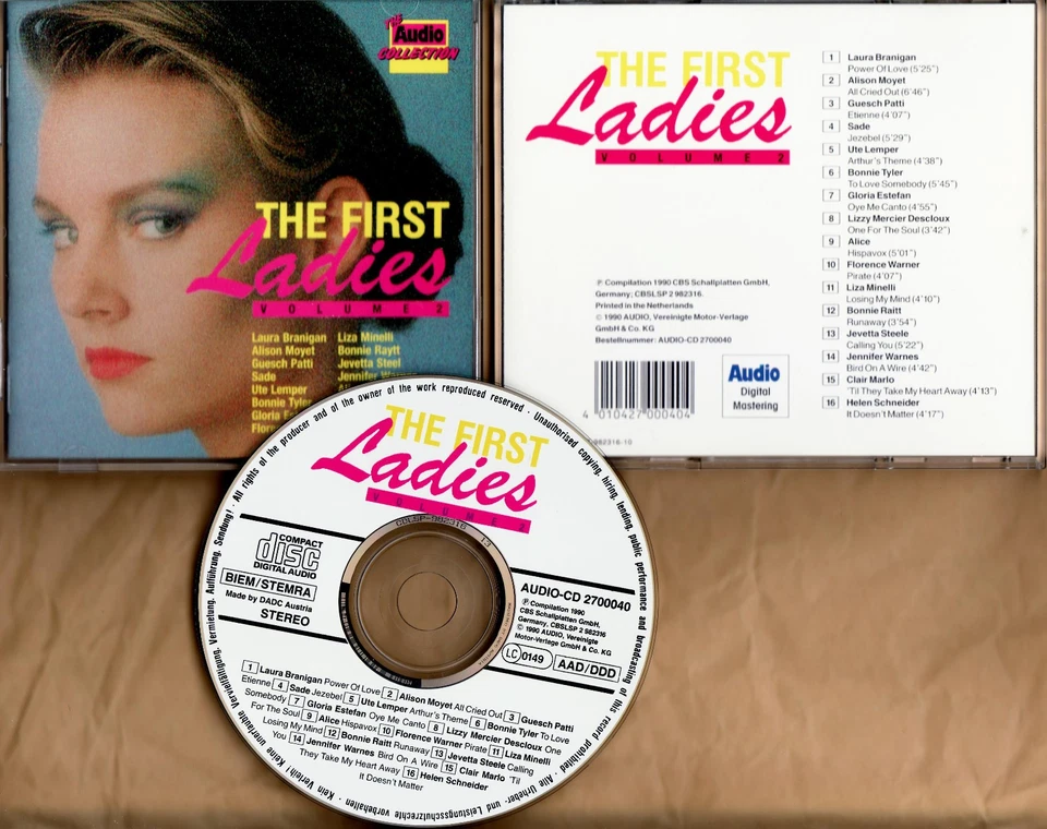 FIRST LADIES Vol. 2 – CD (Motor-Verlage) mit HELEN SCHNEIDER, GUESCH PATTI, SADE - Bild 1 von 1