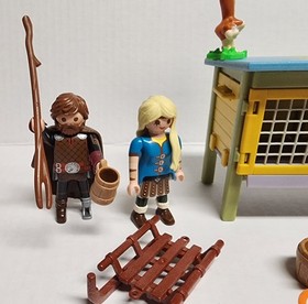 Large LOT of PLAYMOBIL figures, animals, bldg parts, BNIB MEDIEVAL MINIFORT