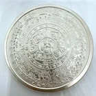 999 Fine Silver 5 Five Troy Ounces Round Aztec Calendar Coin! (WMP018071)