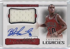 2017-18 Panini National Treasures Lasting Legacies /49 BJ Armstrong #LL-BJA Auto