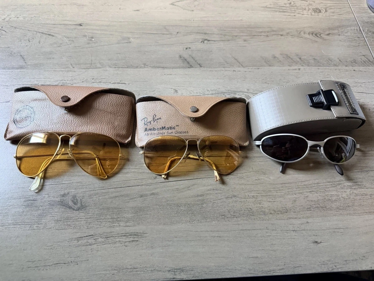 Ray-Ban Gold Vintage Sunglasses for sale | eBay