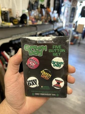 Vintage Green Day Band Five Bottom Set 2002 Pins C&D Visionary Inc. Brand New
