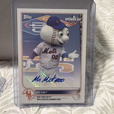2022 Topps Opening Day Mr Met Auto Autograph