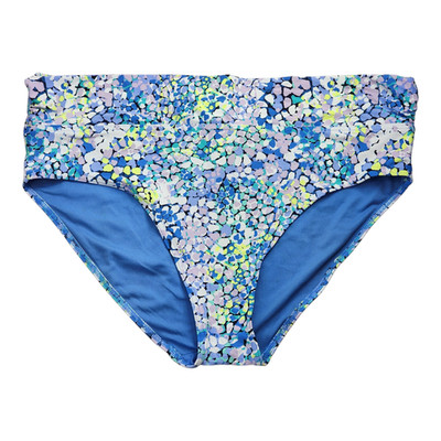 M&S Ombre Pebble Roll Top Bikini Womens Bottoms