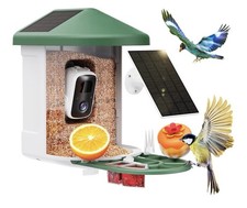 Bird Feeder with Camera with AI Identify Birds Species Solar Powered, Smart Bird