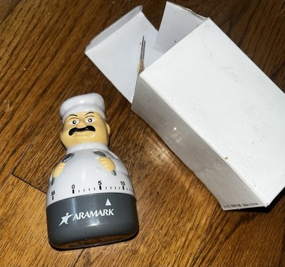 New ITALIAN CHEF COOK VINTAGE KITCHEN TIMER NOVELTY KITCHEN Aramark promo 