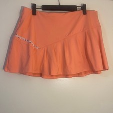 Lucky in Love Coral Athletic Skirt w/ Built-In Shorts Size XL 14   NWT b7 