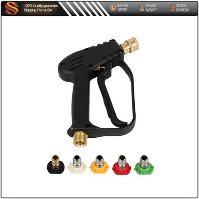 #ad Short Pressure Washer Gun with M22 14mm Inlet Stubby High Pressure Handle Gun $23.55