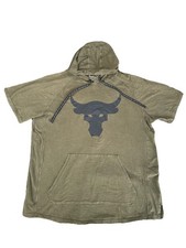 Under Armour Project Rock The Charged Cotton Tee Green Hoodie Men  s Size L