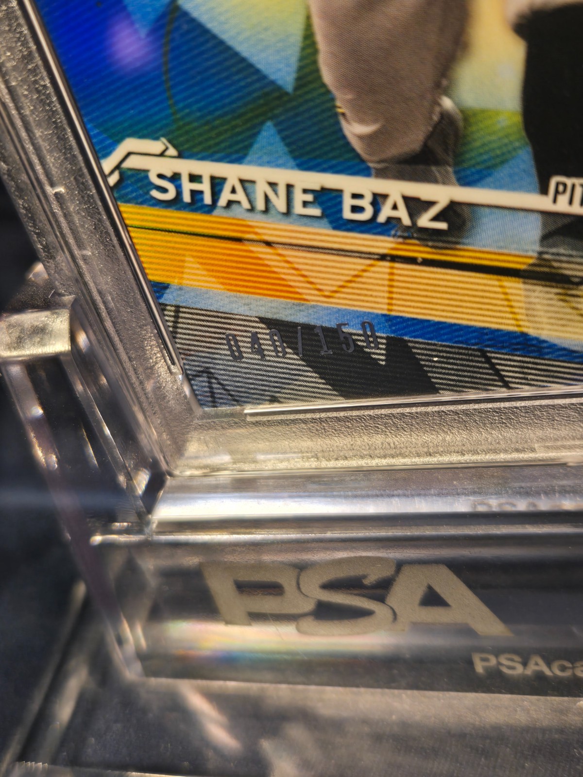 2017 BOWMAN’S BEST BLUE REFRACTOR SHANE BAZ #TP-17 PSA 10 GEM MINT 40/150!!! view 3