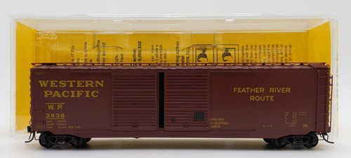 Kadee 6505 escala HO Western Pacific 50' PS-1 Boxcar #3838 EX/caja | Condition: Used