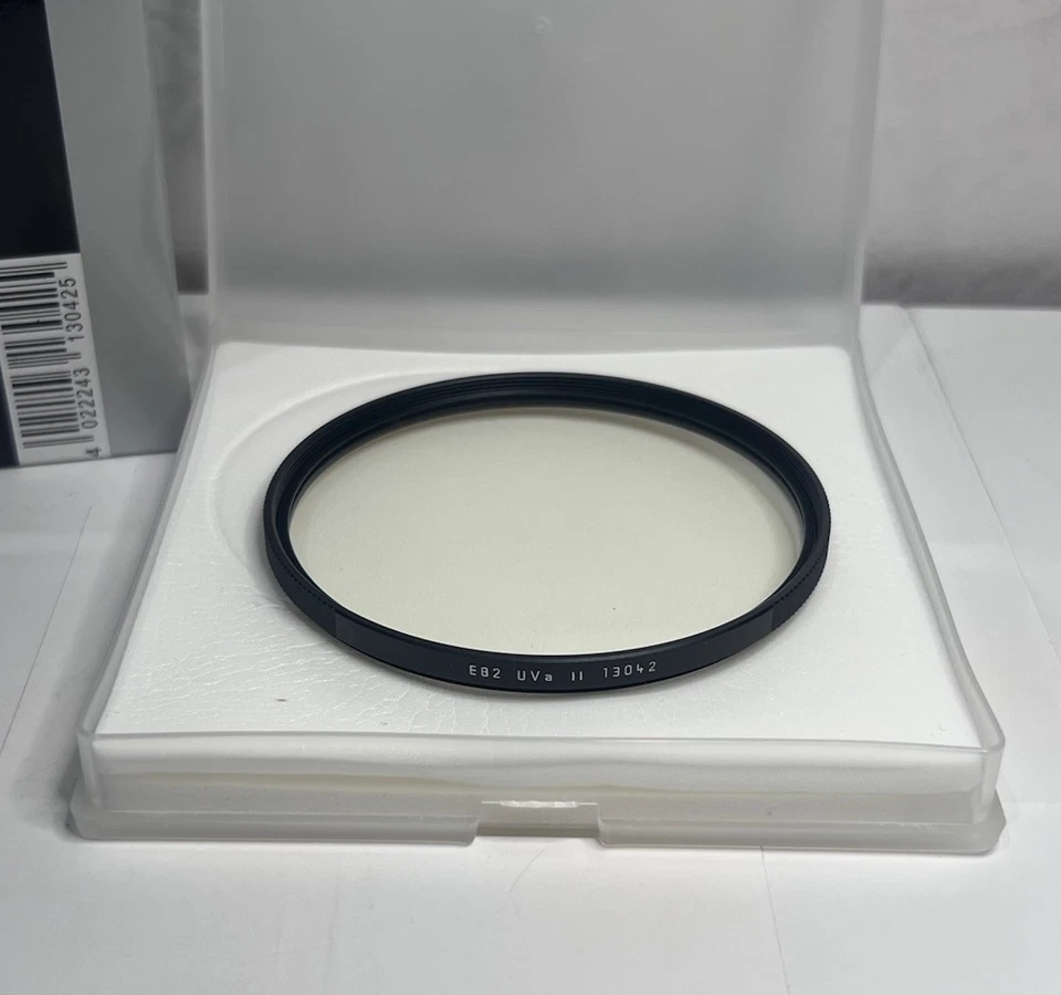 Genuine Leica M UV Filter UVa II E82 Black #13042 - Image 2 of 2
