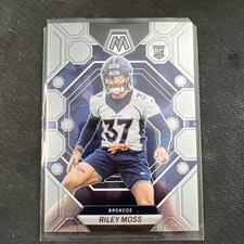 Riley Moss 2023 Panini Mosaic Rookie Silver Prizm #358 Broncos RC