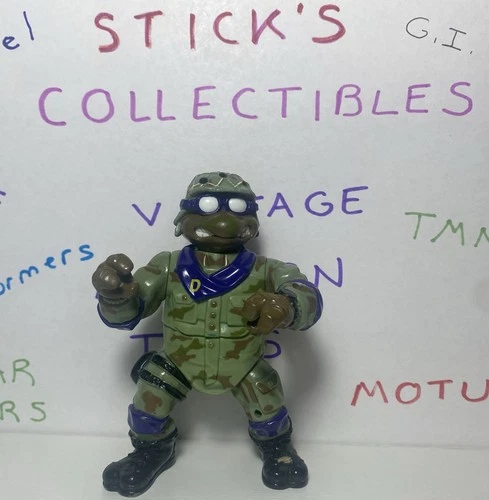 DELTA TEAM DON 1992 TMNT Vintage Action Figure Donatello Playmates Toys 994P D4