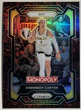 2024 Panini Prizm Monopoly WNBA Chennedy Carter #52 Red Classic Icons 