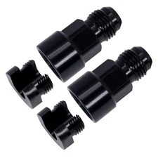 Quick-Disconnect Female Push-On EFI Fuel Rail Fitting 6AN Male to 5/16"