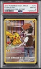 2019 POKEMON SUN & MOON COSMIC ECLIPSE SECRET #241 FULL ART/PIKACHU PSA 8