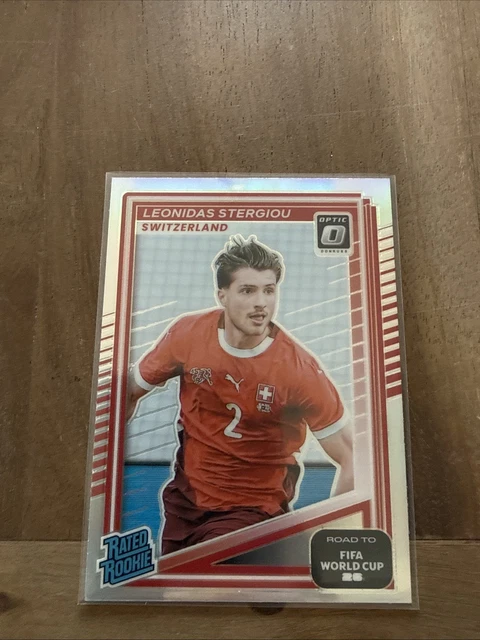 2025-2026 Donruss Road to World Cup Leonidas Stergiou Holo Refractor RC