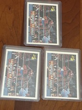 Ultimate Warrior Wrestlemania Rookie Card Lot Of 3