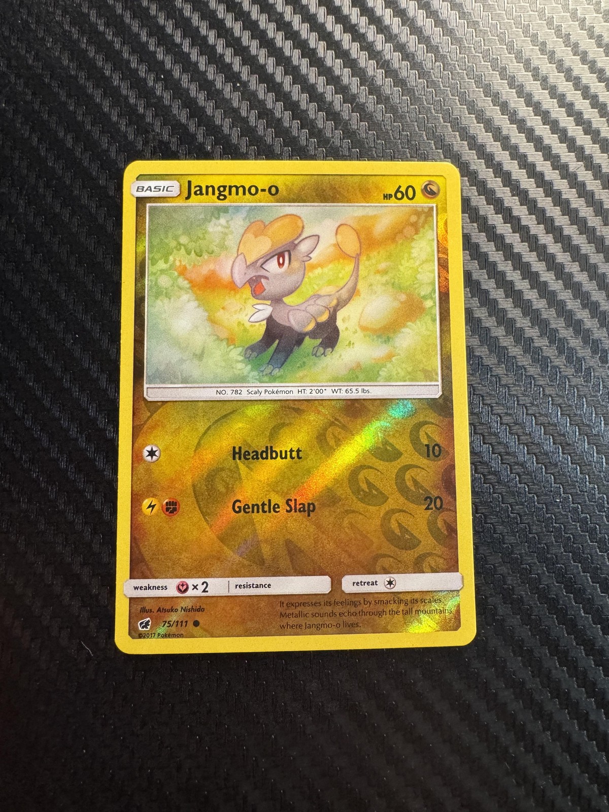 SM - Crimson Invasion #75/111 Jangmo-o Reverse Holo