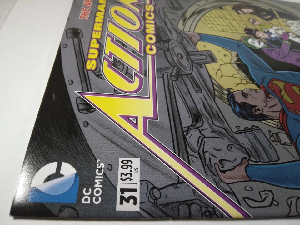 🔴🔥 ACTION COMICS #31 MIKE ALLRED 1:25 BATMAN 66 VARIANTE SUPERMAN JOKER DC 2014 Foto 2 de 4