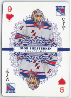 2022-23 O-Pee-Chee Playing Cards #9HEARTS Igor Shesterkin