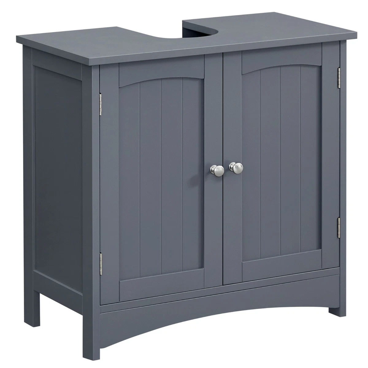 Badezimmerschrank Waschbeckenunterschrank Waschtischunterschrank grau BBC001G01