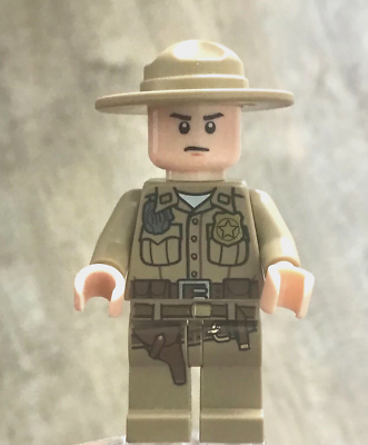 LEGO Police Officer State Trooper Highway Patrol Sheriff Agent Light Flesh