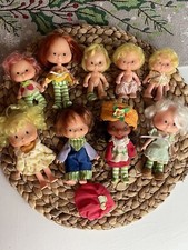 Vintage 1980's Strawberry Shortcake 9 Dolls