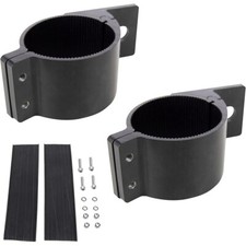 2Pcs 76-81mm Tube Clamps Bull Bar Roll Cage LED Spot Light Holder Mount Bracket