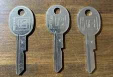 3X PZ  GM  K  Style Key Blank