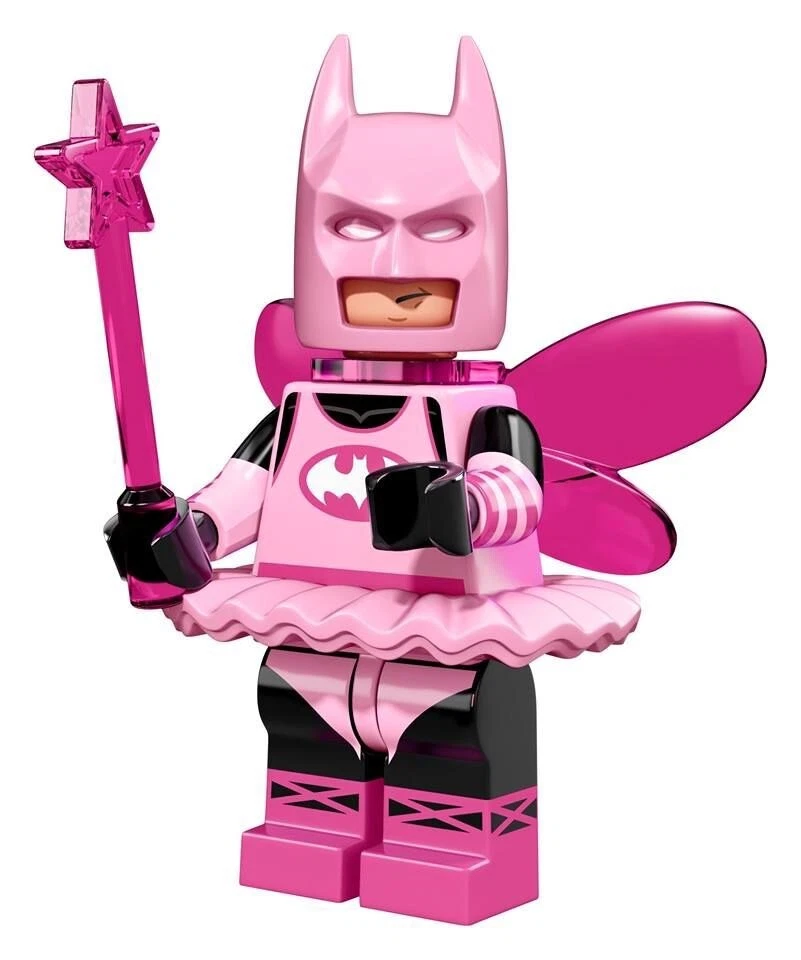 Lego Pink Batman Keychain