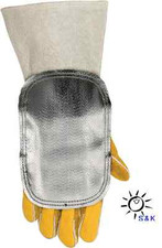WELDAS Schwei&szlig;erhandschutz mit W&auml;rmereflexion aluminisierter PFR Schutz