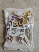 4 Pack Cotton Cat Collar Green Yellow Pink Purple