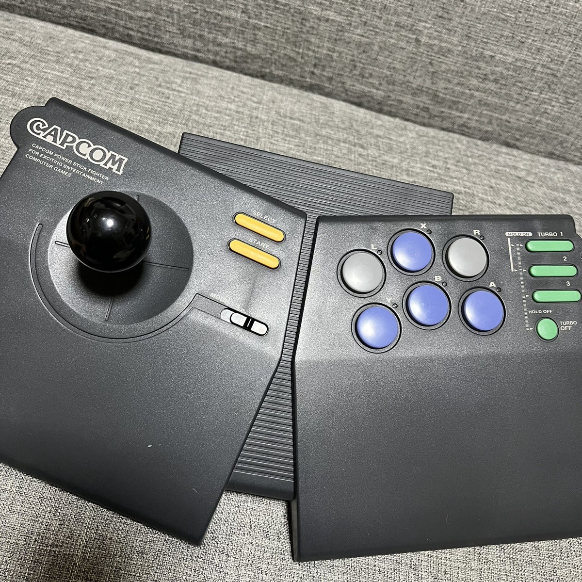 Super famicom Capcom power stick fighter controller arcade