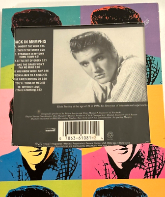 バック・トゥ・メンフィス [CD] Back in Memphis by Elvis Presley (CD, Oct-1992, RCA) for sale