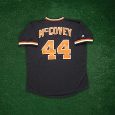 Willie McCovey 1978 San Francisco Giants Cooperstown Men's Road Black Jersey
